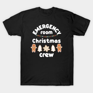 Emergency room Christmas crew, Matching group, Gift for nurse sister, friend T-Shirt